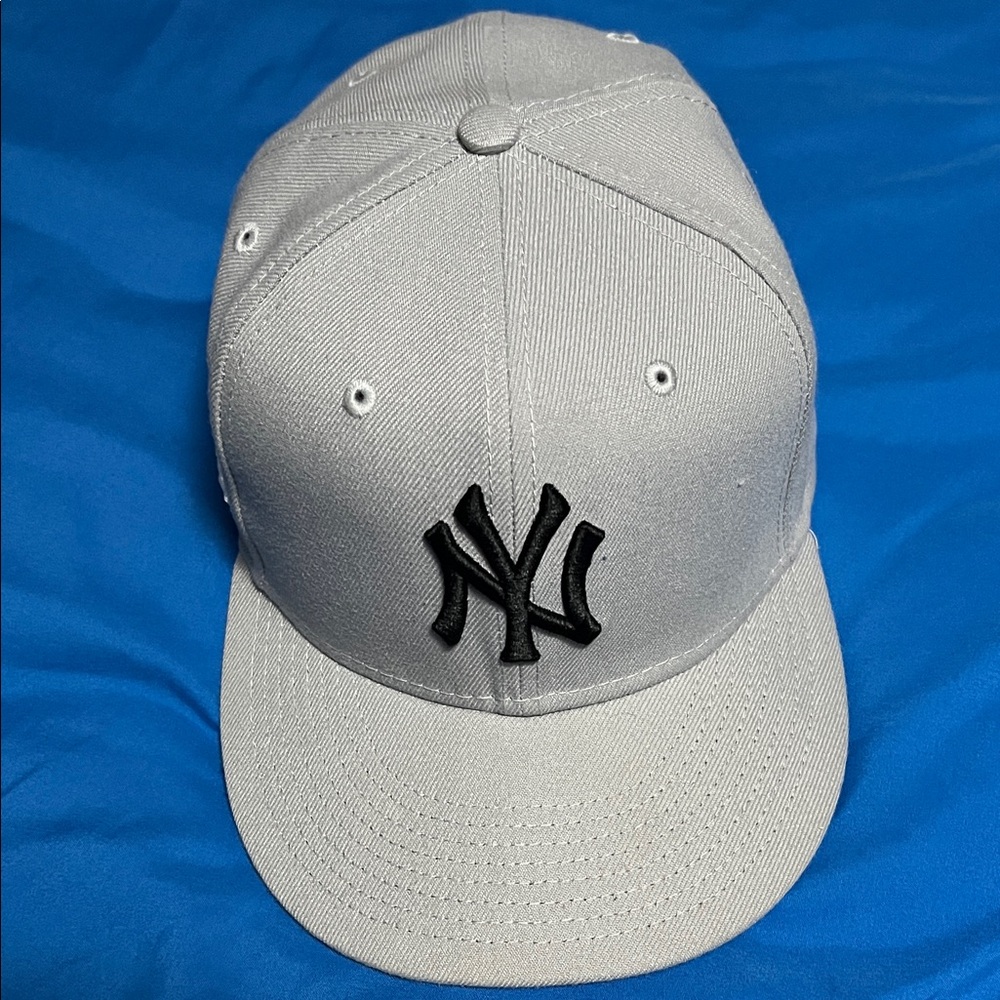 New Era Gray Cap with Black Logo